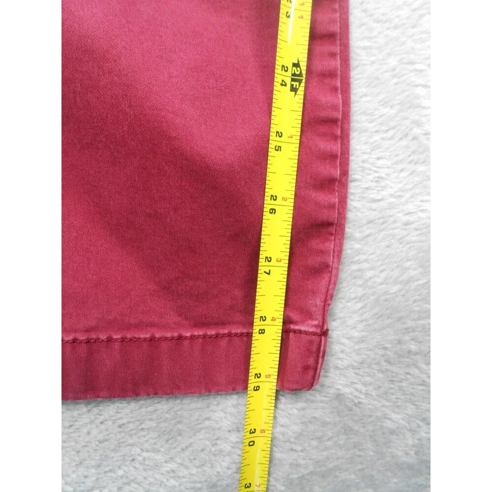 Tommy Hilfiger Chino Pants Mens Sz. 31x32 (29x29) Actual Straight Leg Red